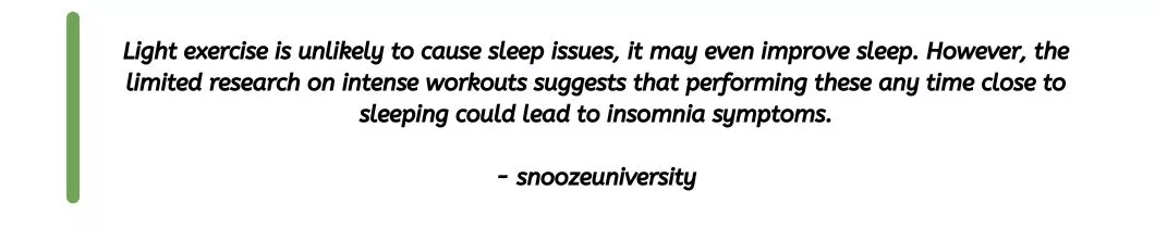 exercise-insomnia