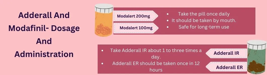 Adderall And Modafinil- Dosage And Administration