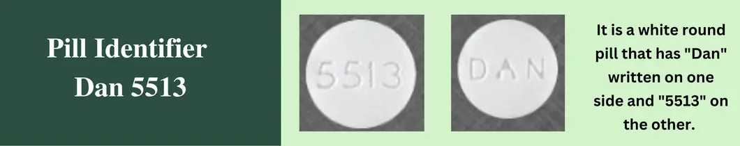 Pill identifier Dan 5513