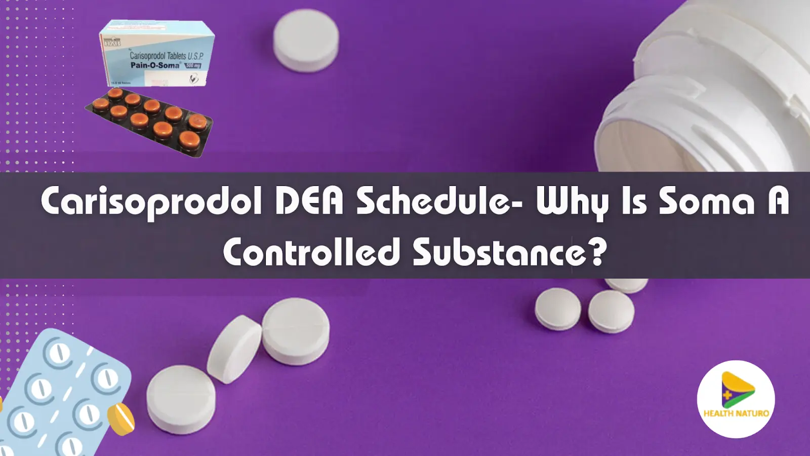 Carisoprodol DEA Schedule- Why Is Soma A Controlled Substance?