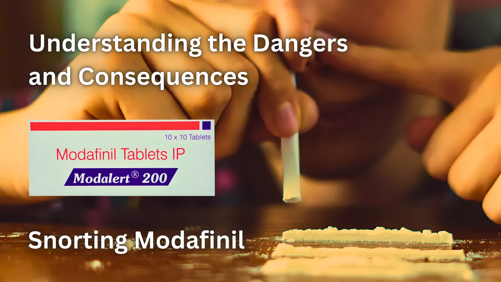 Snorting Modafinil: Understanding the Dangers and Consequences